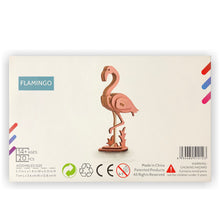 Load image into Gallery viewer, Flamingo 3D Wood Puzzle Kit - DIY
