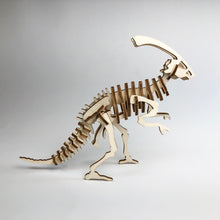 Load image into Gallery viewer, Parasaurolophus 3D Wood Puzzle Kit - DIY