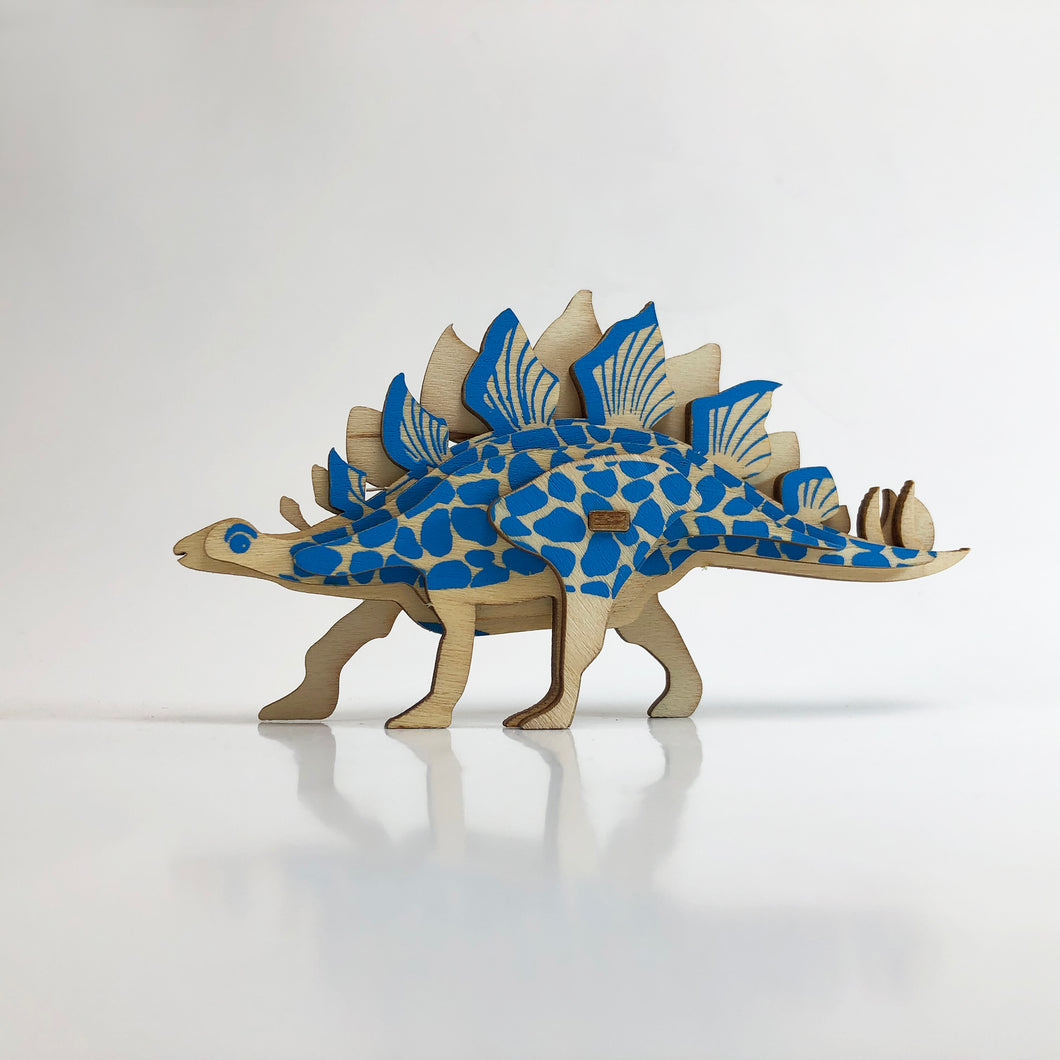 Stegosaurus 3D Wood Puzzle Kit - DIY