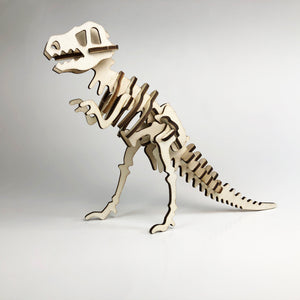 T-Rex 3D Wood Puzzle Kit - DIY